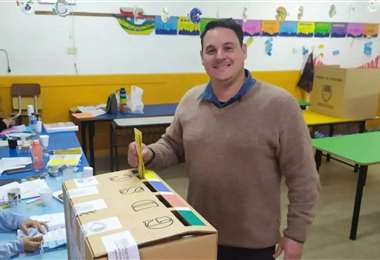 Facundo Morandin, ganador de la interna de Unidos.